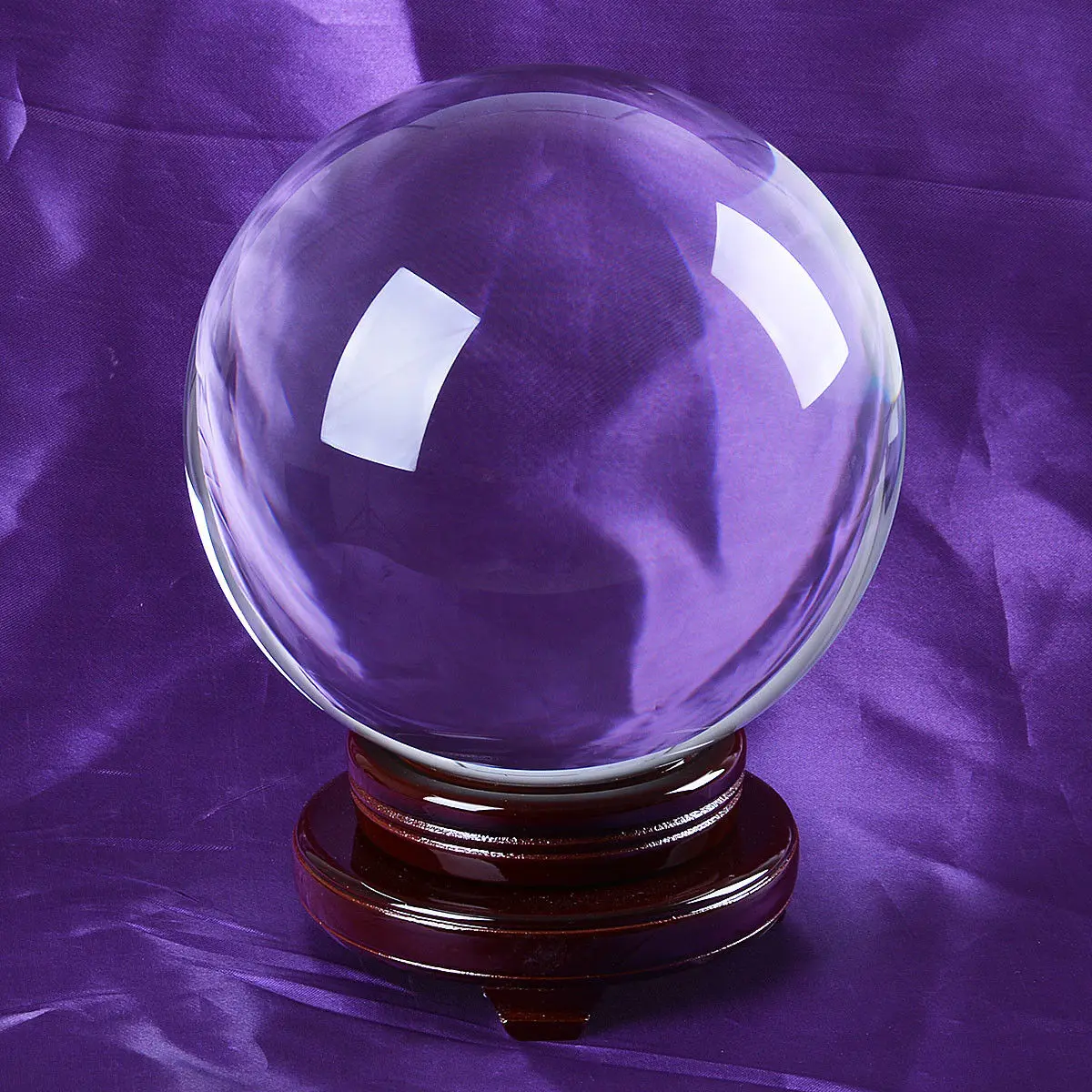 Clear Crystal Ball for Meditation and Photography