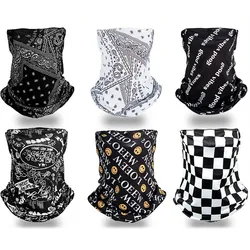 31 Types Magic Scarf Cool Sports Tube Bandana Balaclava Earloops Paisley Men Women Mask Outdoor Neck Face Protection Cover