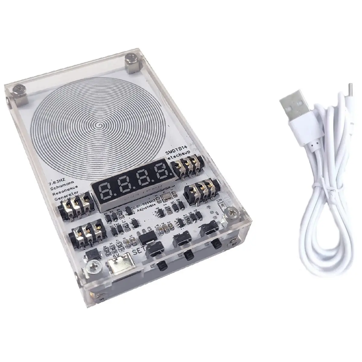 A24I 4CH 7.83 Resonance 0.01-10000Hz High Accuracy Pure Sine Wave DDS Signal Generator