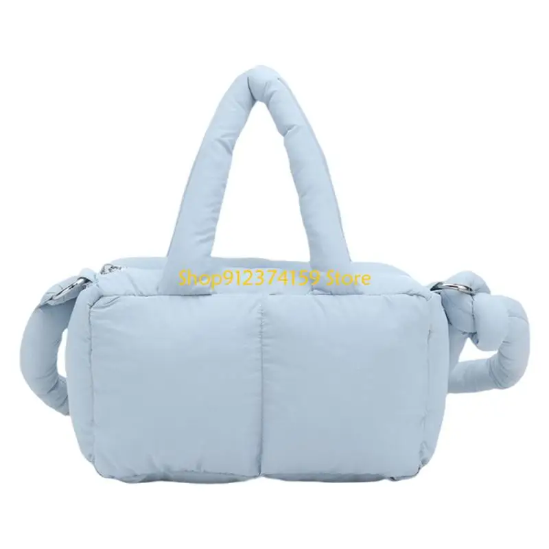 

G5AE Стеганая сумка-пуховик для женщин Мягкие сумки на ремне Модная сумка через плечо Кошелек