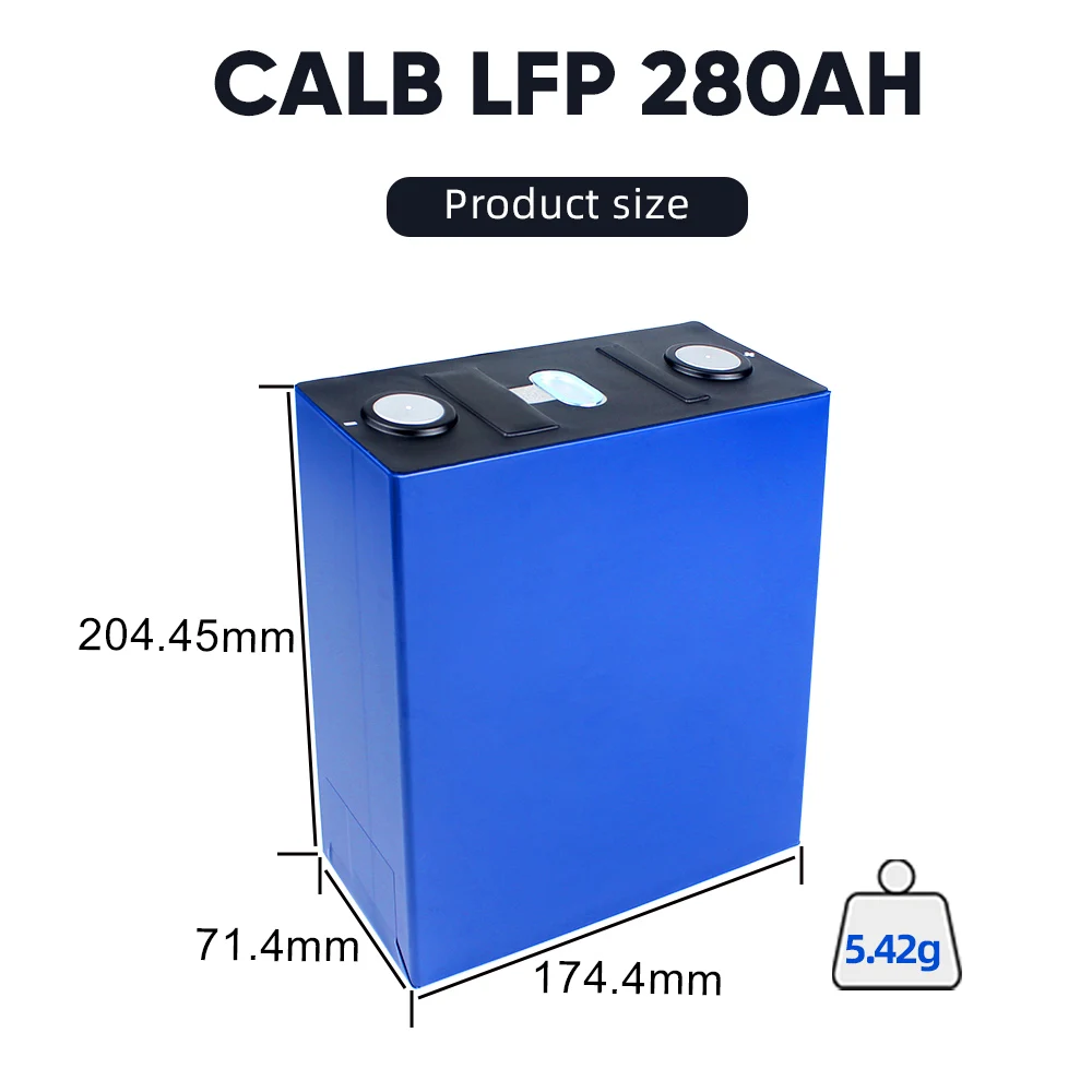 Аккумуляторная батарея Lifepo4 12 В CALB 280AH 9000 циклов с RS485 CAN BMS, свободная аккумуляторная батарея, Внешний Аккумулятор Lifepo4 для солнечной батареи