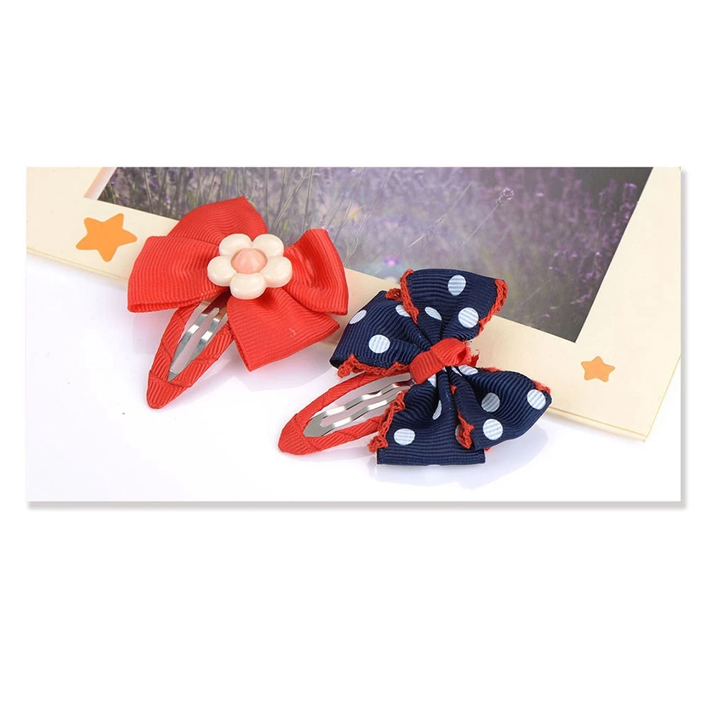 

12PCS Bow Hairpin Beautiful Design Safe Kids Girls Hair Clips Accessories Suitable Hairstyles Baby Toddler Newborn