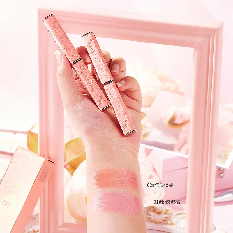 ลิปสติกติดทนนานกันน้ําเม็ดสีสูง Lip สีแดงครีมสูตร Soft Nude Velvet Hydrating GLOSS Moisturizing