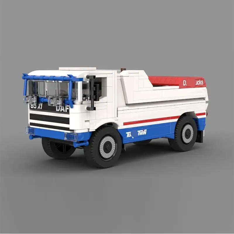

714 pieces MOC Dutch twin engine rally car model DIY puzzle assembly building blocks toy children's birthday gift