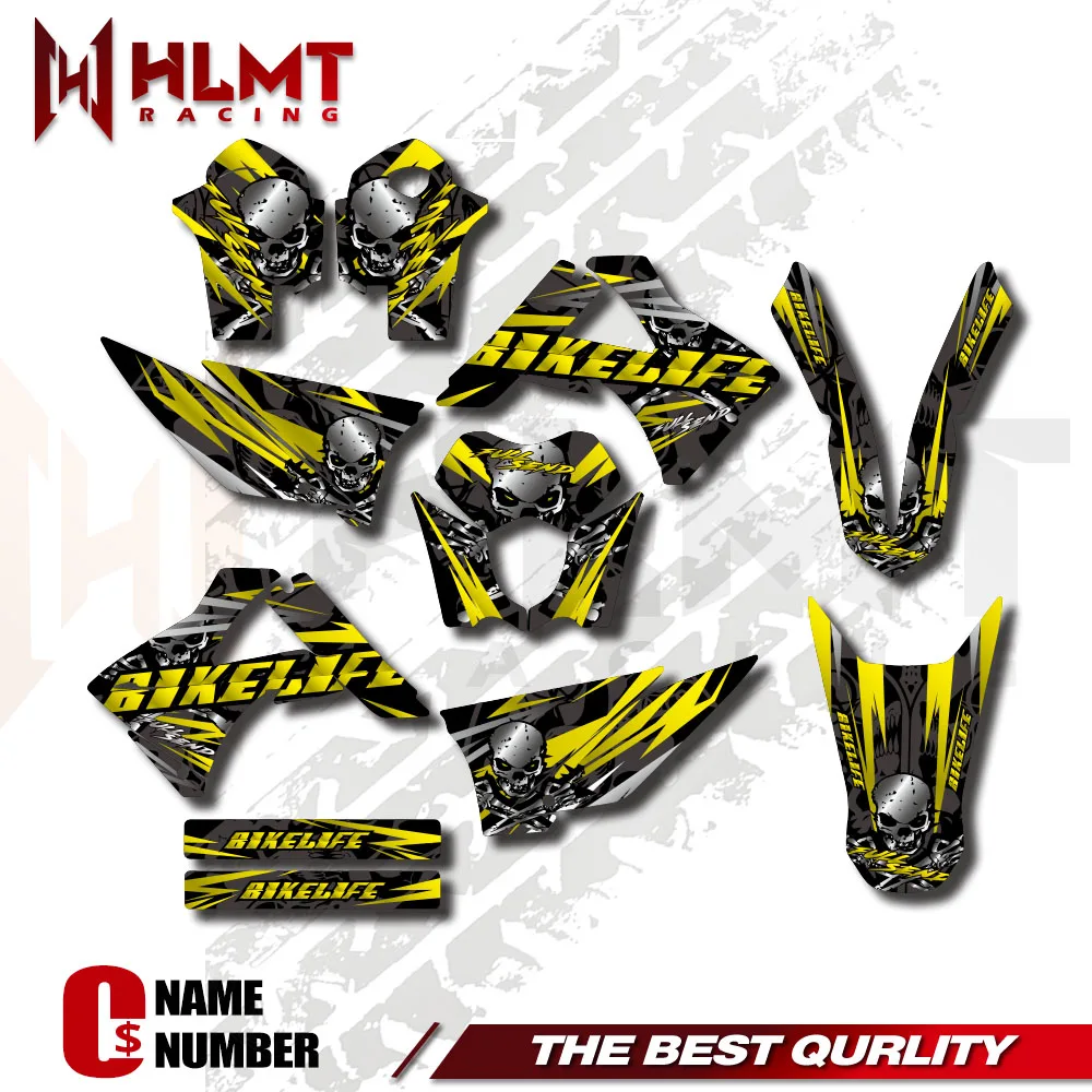 Motorcycle Graphics Backgrounds Decals Stickers Kit For GASGAS 125 200 250 300 450 2010 2011 EC MC Custom design Gift