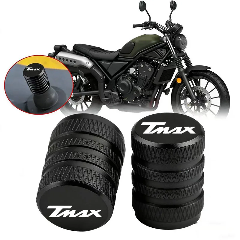 

For YAMAHA T-Max 500 TMAX 500 560 TMax 530 Motorcycle Accessorie Wheel Tire Valve Stem Caps CNC Airtight Covers Dustproof Caps
