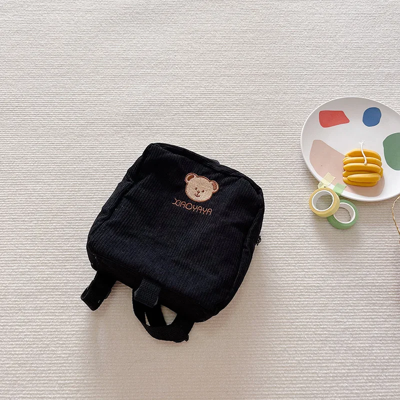 Embroidered Bear Kids Backpack Kids Bags For Girls Boys Mini Backpack School Bags Toddler Backpack Travel  Bag