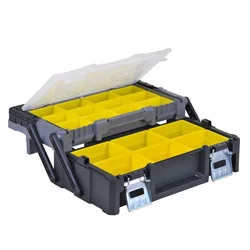 Multifunctional Tool Box Multilayer Carrying Case Portable Folding Storage Boxes Tools Organizer Suitcase Large Toolbox for Home