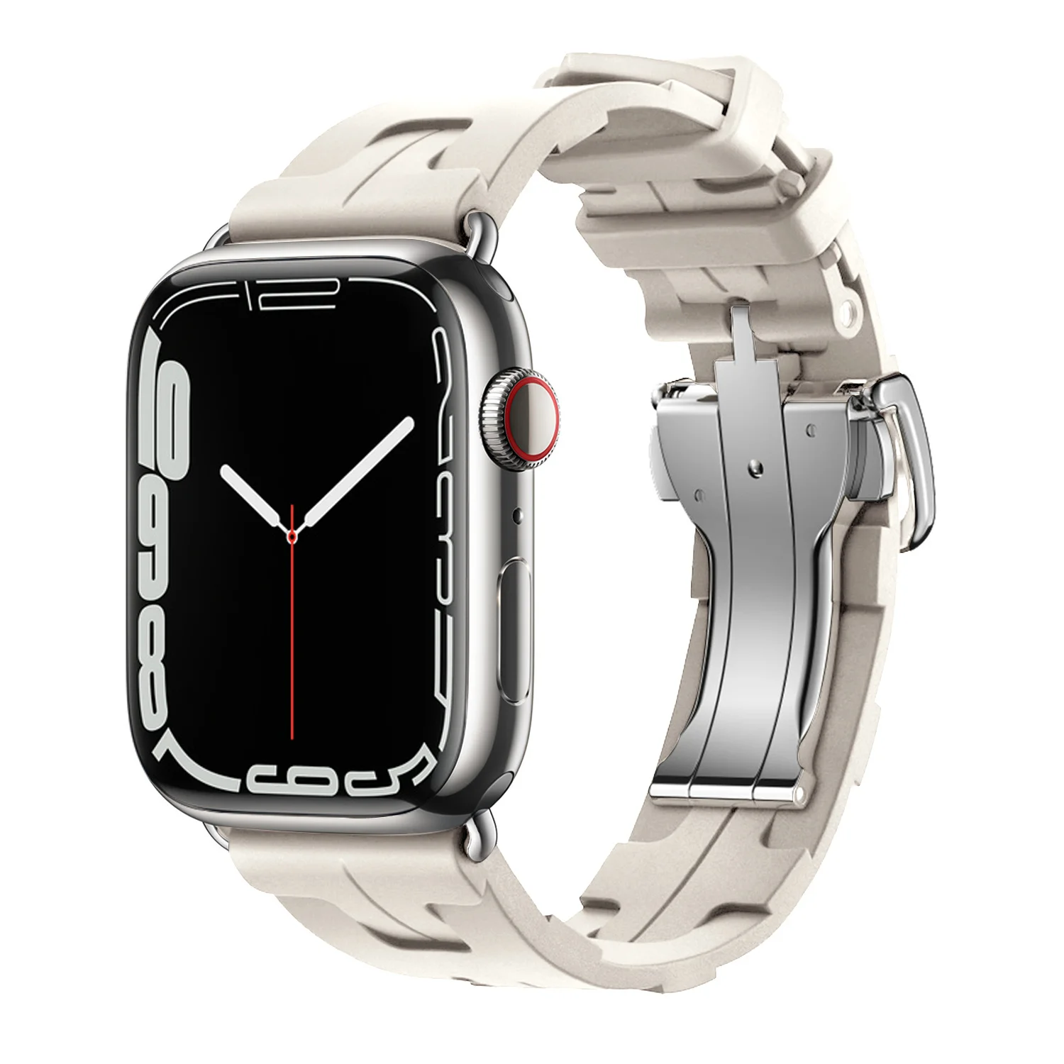 Kilim Single Tour Silicone Strap For Apple Watch Band 44mm 40mm 49mm 45mm 41mm 38 42 bracelet iwatch series 9 se 3 6 7 8 ultra 2
