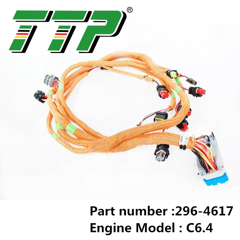 296-4617 Engine Wiring Harness for 320D E320D C6.4 Excavator Wiring Harness Accessories 2964617 Electronic Injection Engine Wire