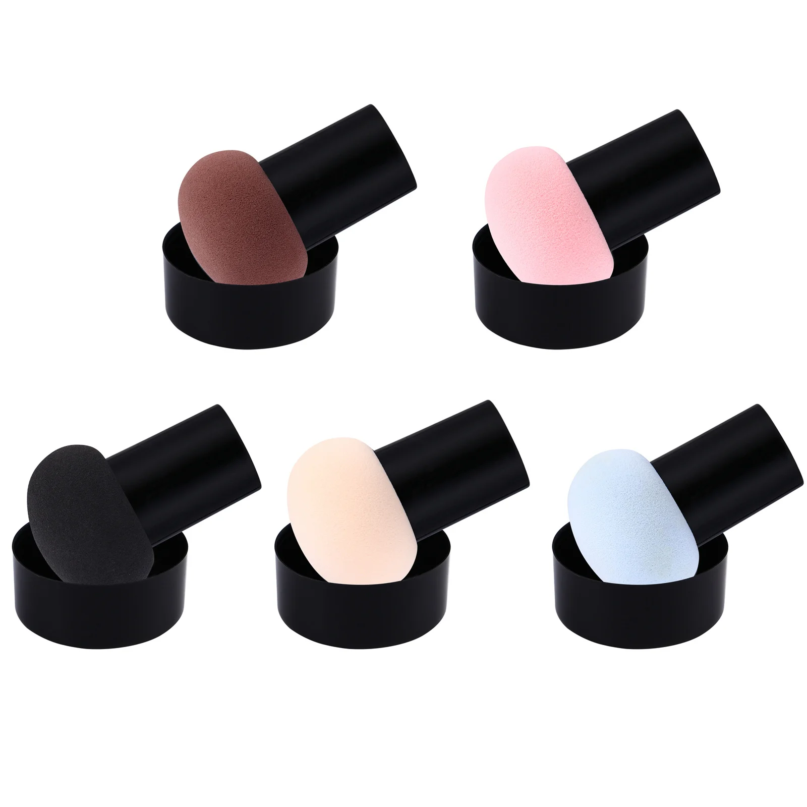 

5Pcs Face Powder Applicators Mushroom Style Makeup Puff for Reusable Washable Beauty Accessory