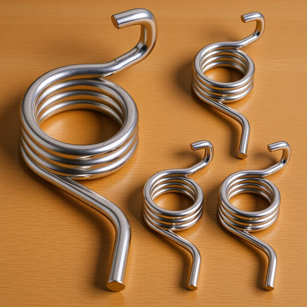 4Pcs Motorcycle Foot Spring Aluminum Footpeg Return Spring Lightweight Durable Replacement Motorcycle Pedal Springs Offroad