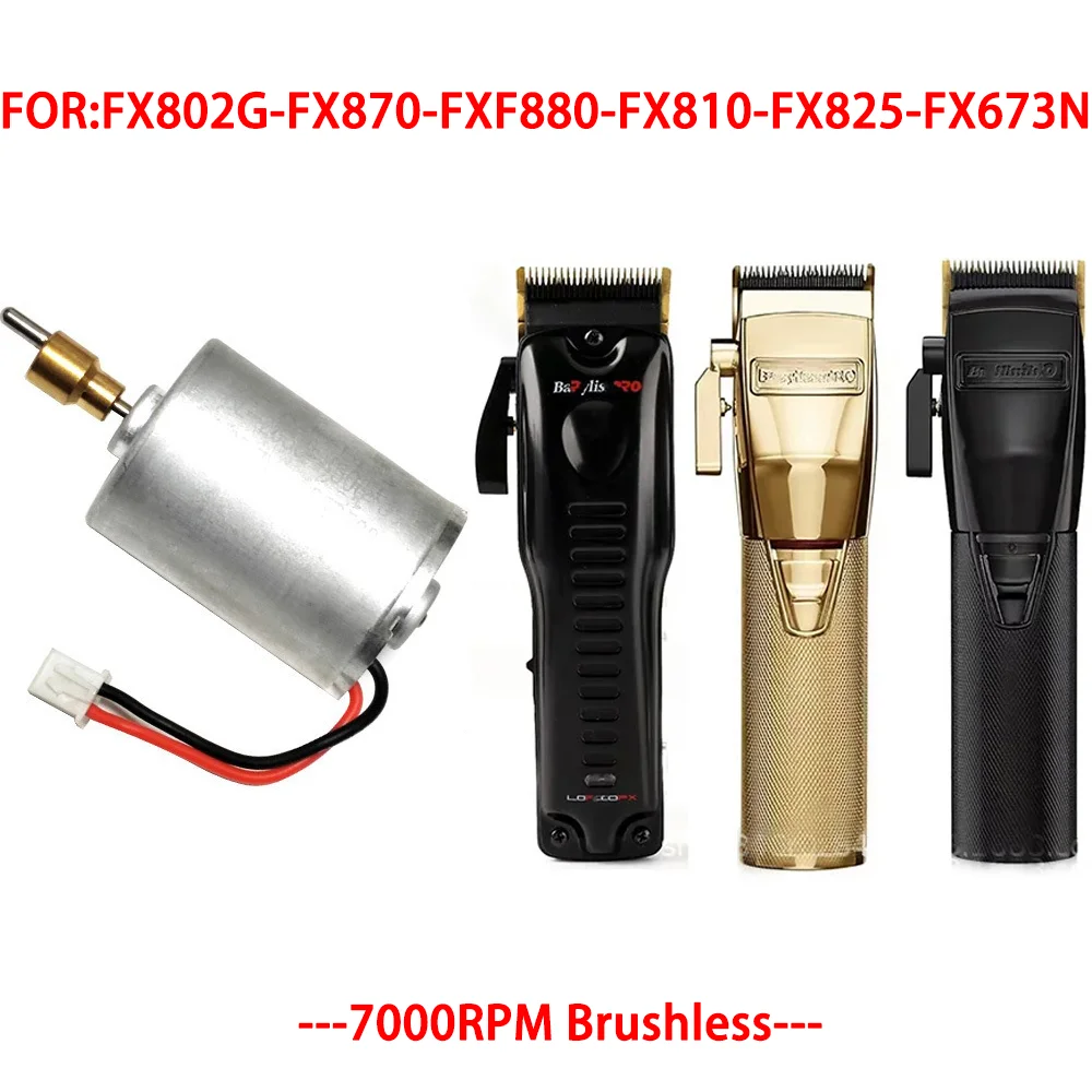 For BabylissPRO FX802G/FX870/FXF880/FX810/FX825/FX673N Trimmer Brushless Motor Professional Hair Clipper Accessories 7000RPM