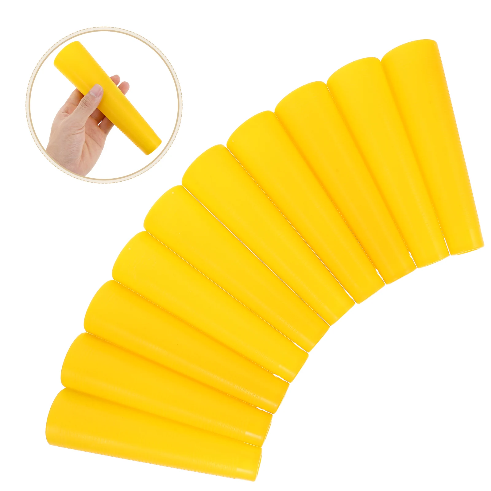 

10pcs Plastic Winding Cones 3°30' Tapered For Sewing Knitting Yarn Bobbins Pvc Thread Spools Prevents Tangling Craft Tool