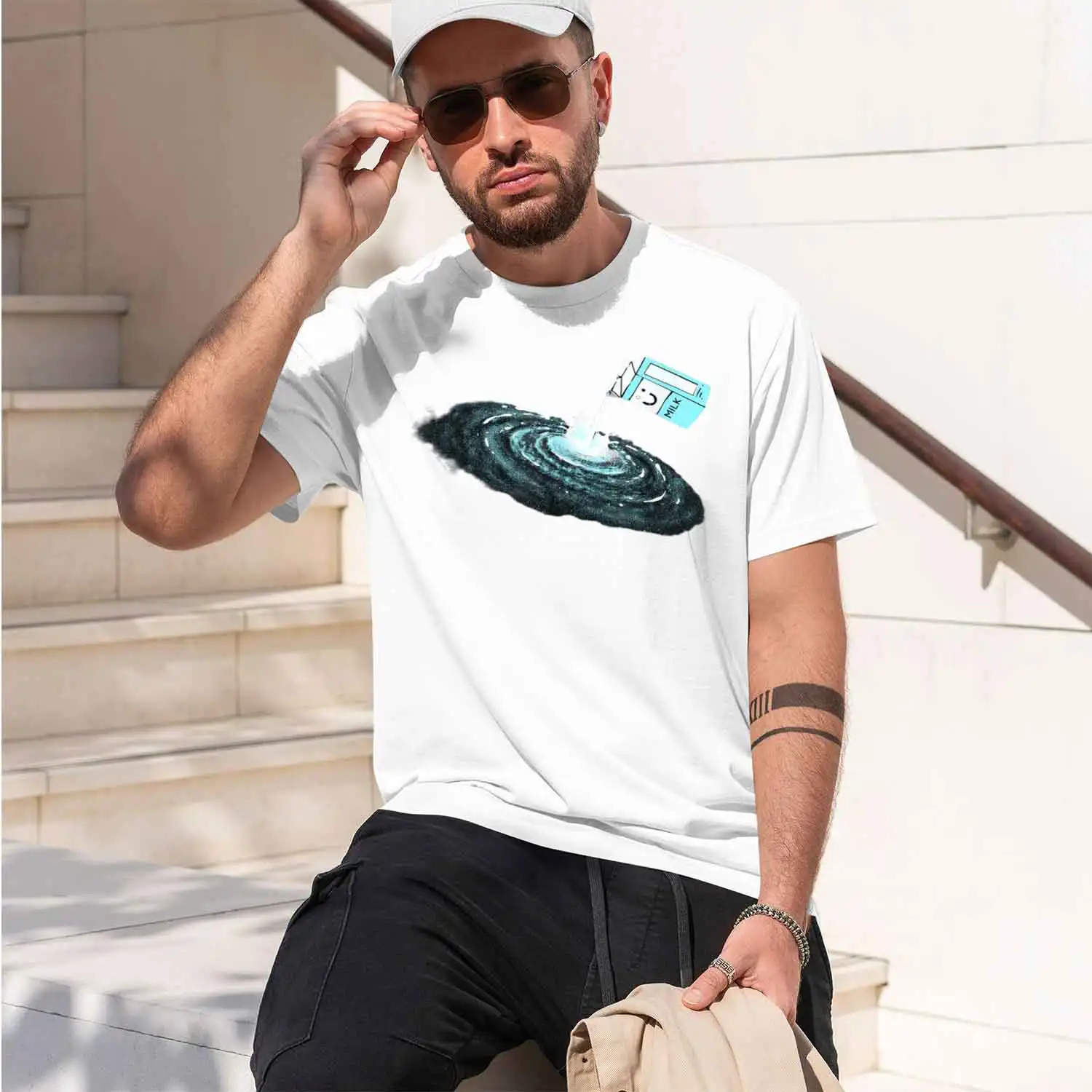 Milky Way Galaxy Shirt Pun Astronomy Space Lovers Astronaut T-Shirt Funny Kawaii Clothes Shirts for Women Grh T Shirts 2026 New