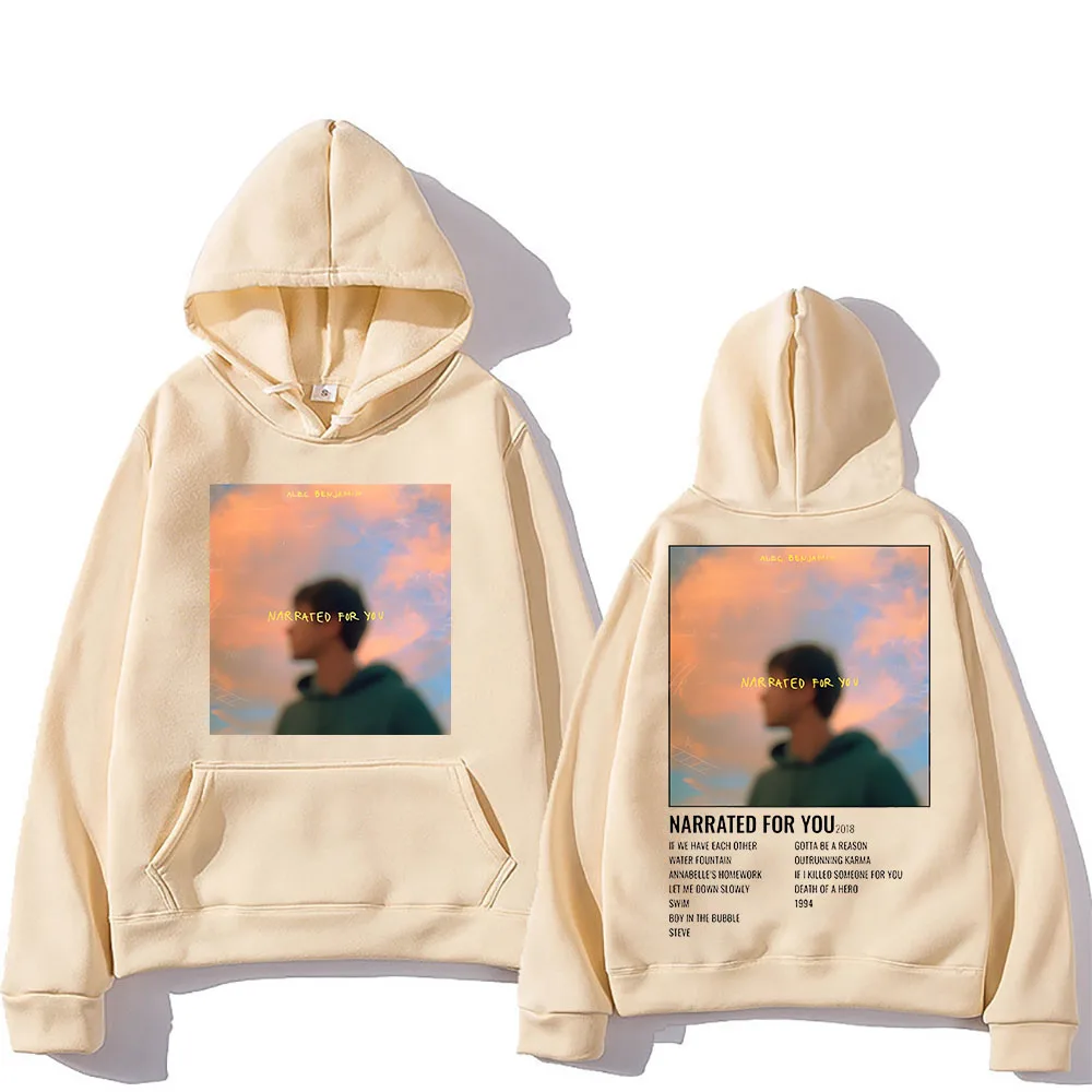 

Толстовка с графическим принтом Alec Benjamin, флисовые толстовки с длинными рукавами в готическом стиле и карманом, одежда в стиле хип-хоп для мужчин и женщин, винтажная толстовка