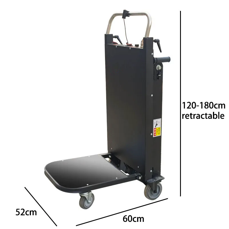 2026-Electric Power Stair Climber Machine Battery  Crawler Transport Cargo Stair Climbing Dolly Cart with Belt