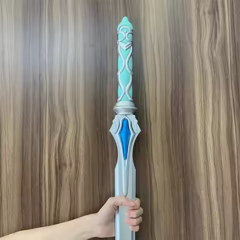 WW 100cm Oversized Asuna Sword Art Online Sword Dark Repulsor Water Elf Sword Cosplay Weapon SAO Prop Safety PU Rubber Role Gift