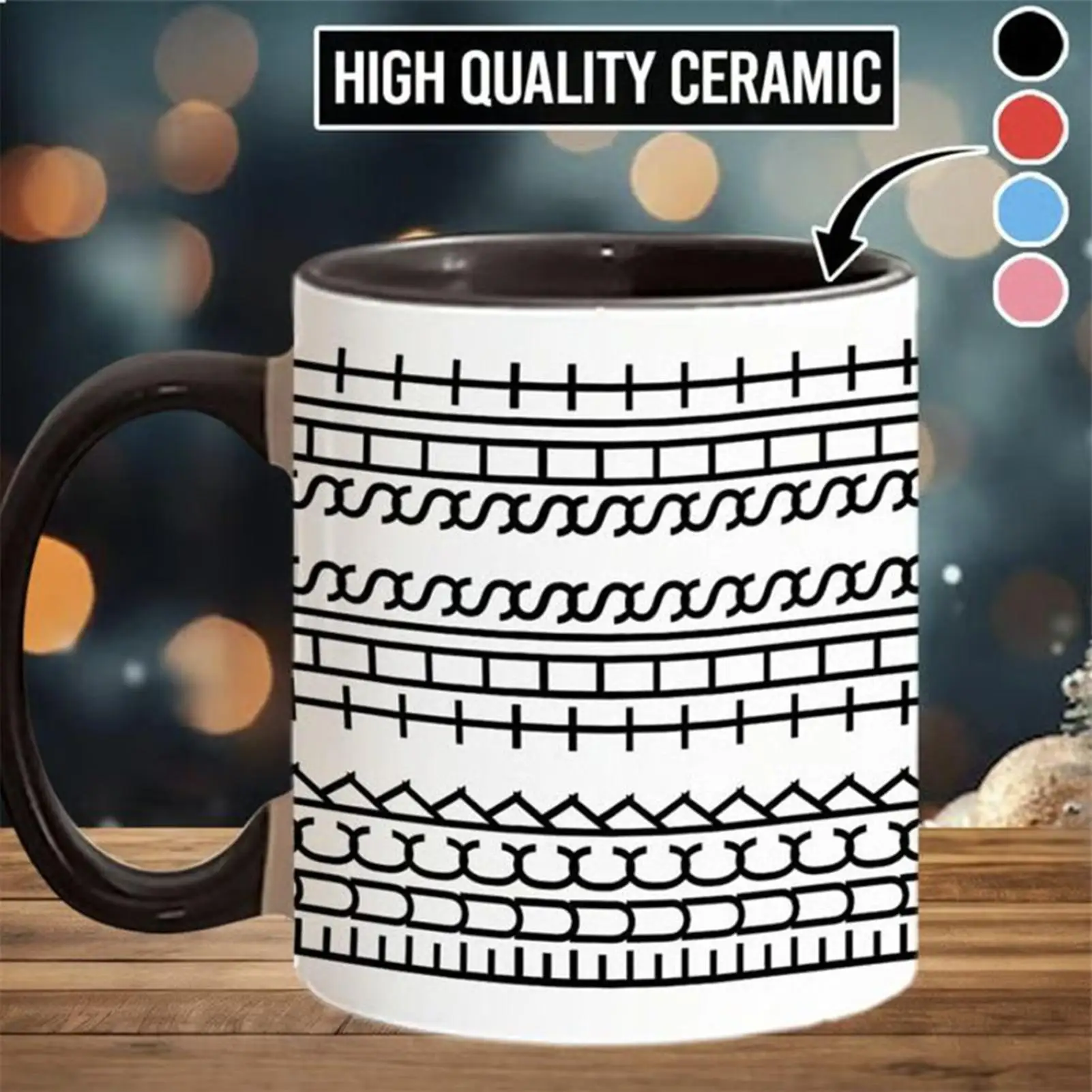Desktop Ornament Ceramic Cup Microwave-Safe Coffee Mug Drinking Cup For School Study Living Room Daily Use Birthday Kitchen Home