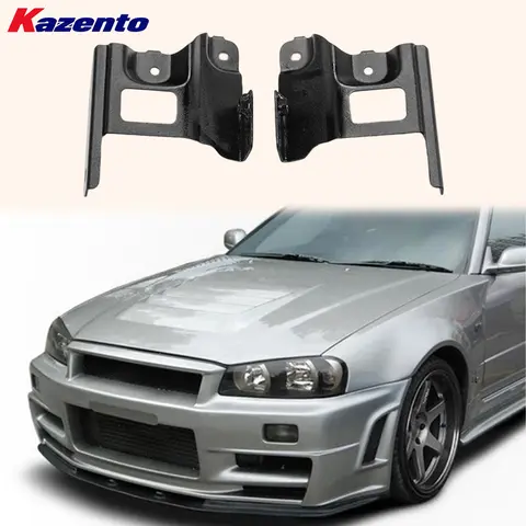 For Nissan Skyline R34 GTR Only STEEL OE Style Headlight Bracket Left & Right