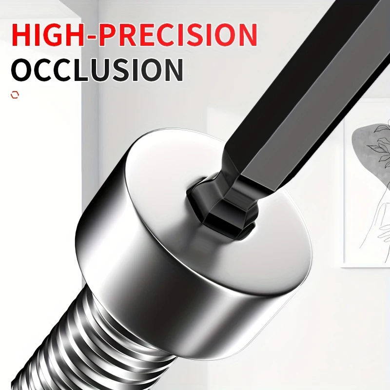 Hexagonal wrench screwdriver set, universal with socket. Suitable for motorcycle and bicycle hexagonal key set image 6