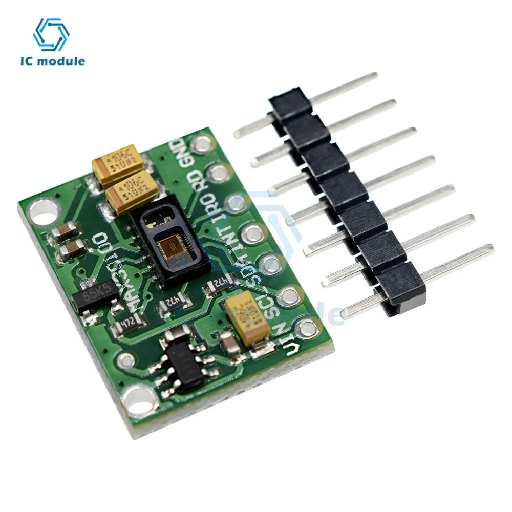 MAX30102 heart rate blood oxygen sensor module heart rate module green with pin header