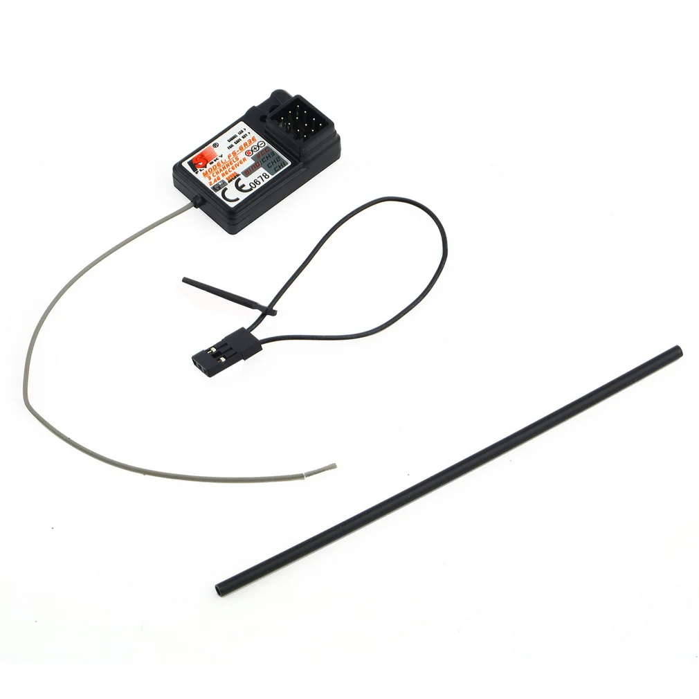 Flysky FS-GR3E 2.4Ghz 3-Channel Receiver for RC Car Auto Boat Compatible with FS 2.4Ghz Surface Transmitter