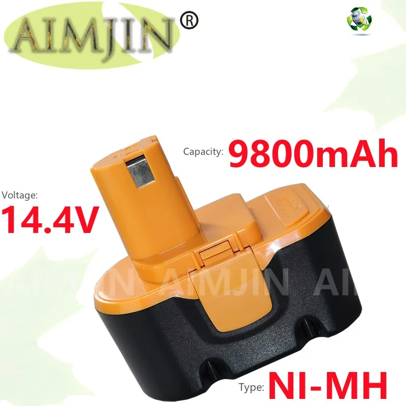 

14.4V 9800mAh For Ryobi Battery R10521 RY6201 RY6202 130224010 130224011 130281002 1314702 1400144 1400655 Cordless