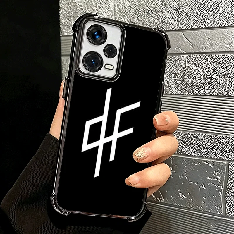 PNL QLF Rapper Singer Soft Phone Case For Xiaomi Redmi Note 14 15 Pro Plus 13 12 11S 11T 5G 10 9S 9 Plating Anti-Fall Fundas