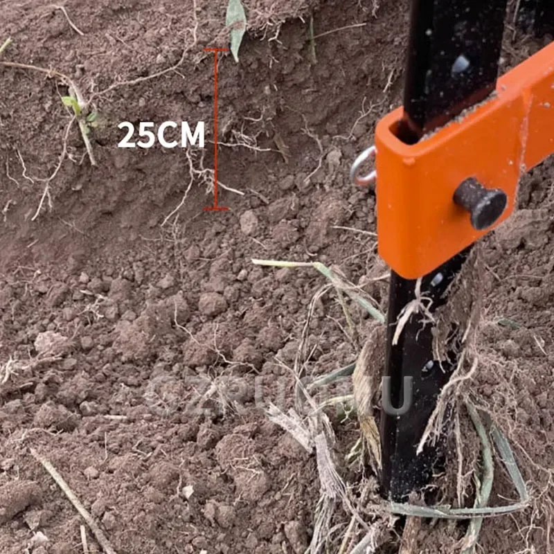 Agricultural Two-Stroke Rotary Tiller - Household Small-Scale Multifunctional Machine for Scarifying Weeding Furrowing & Plowi