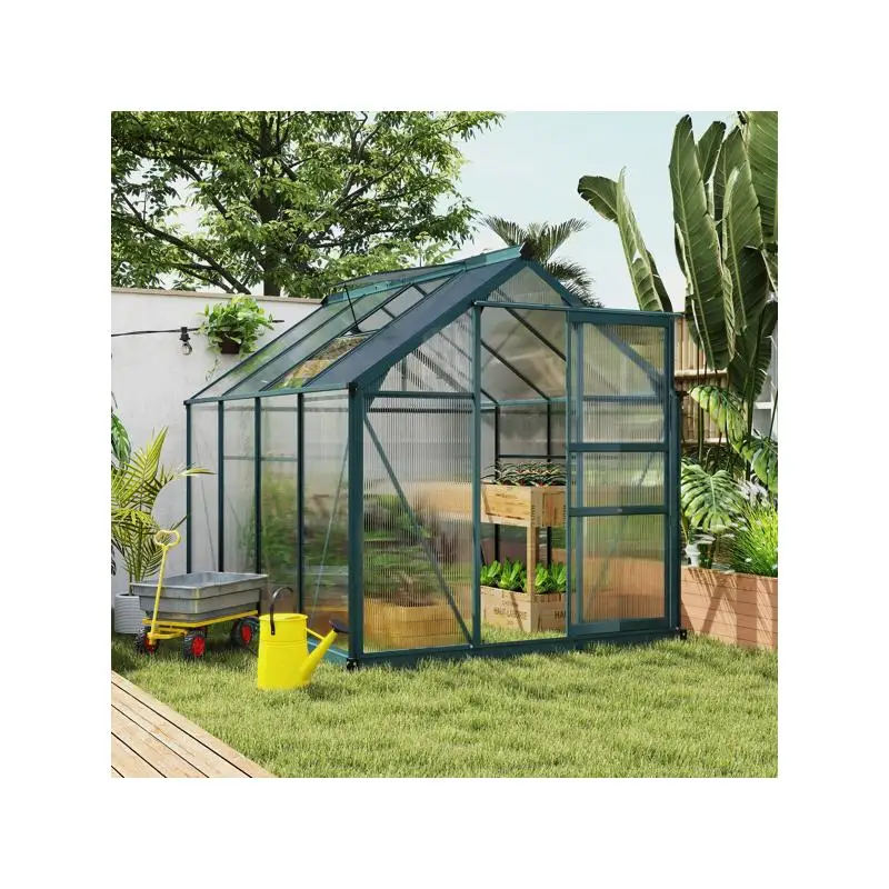Walk-in Grow House for Greenhouse Gardening, Ideal Indoor Plant Nursery, Sturdy & Weatherproof, Perfect for Seed Starting &