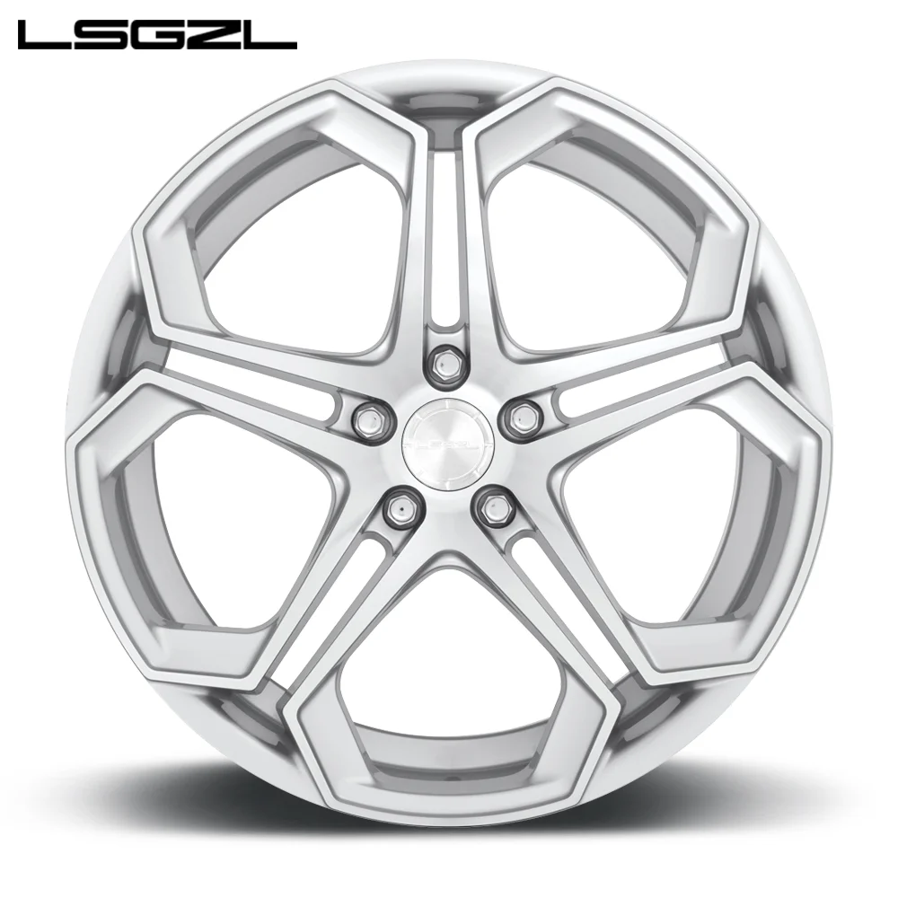 

LSGZL Monoblock 16-24 Inch High Polished/brushed Monoblock Forged Aluminum Alloy Rim Wheels
