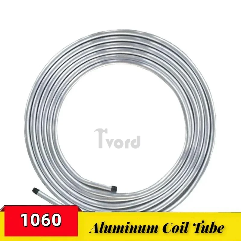 5M 1060 Soft Aluminum Coil Tube Air Conditioner Refrigerator Aluminum Lube Tube Coil Cooling Tube OD 4/5/6/8/9.52/10/12-19.05mm