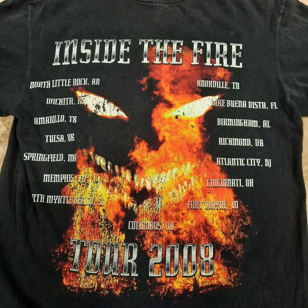 2008 Disturbed Rock Tour, 2 Sided, Faded Vintage 100%Cotton Shirt S-5XL 103345