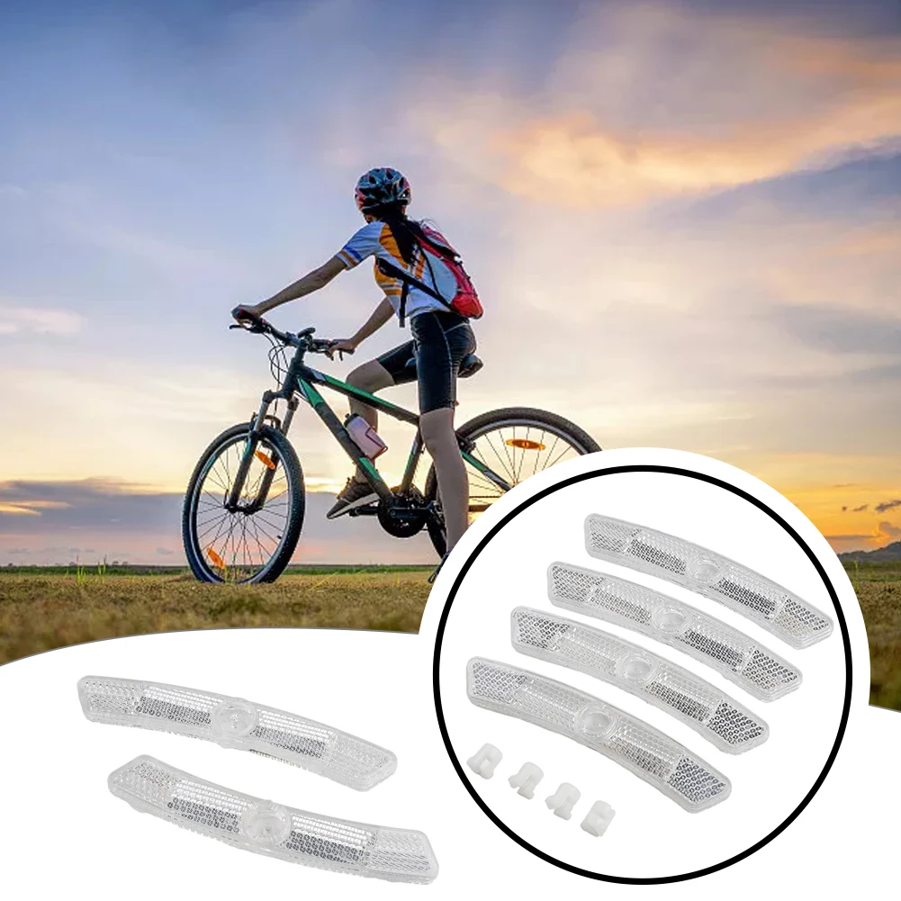 High Quality Practical Indoor Office Outdoor Garden Spoke Reflector Reflective Strips Mountain Bike Parts PC 4 Pcs