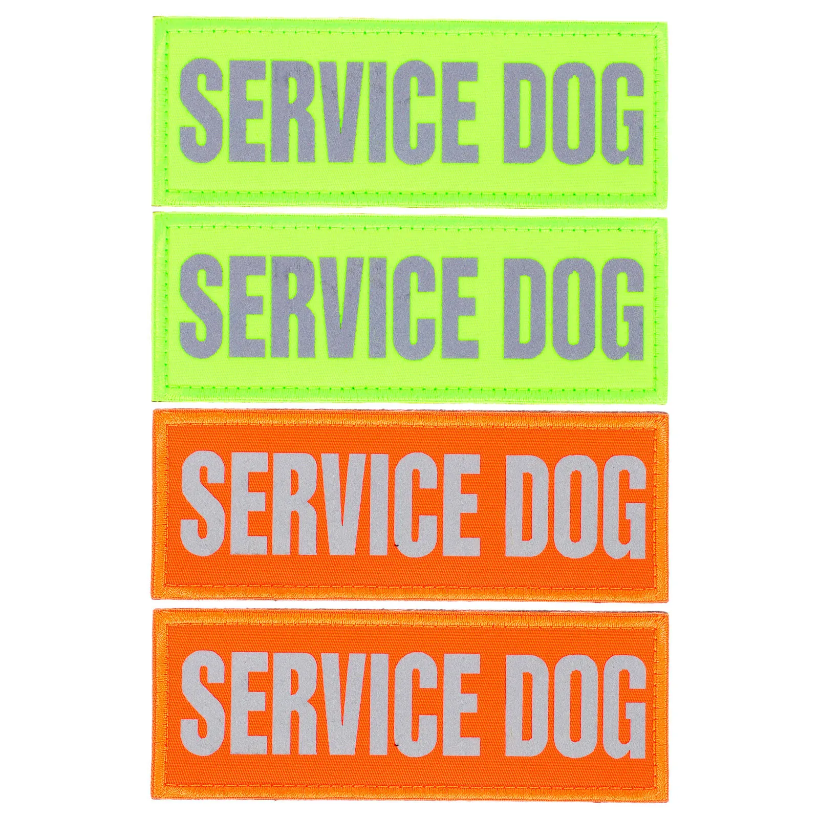 

4Pcs Dog Harness Patches Breathable Reflective Service Dog Patch Tag for Pets Comfortable Lightweight Gear Supplies