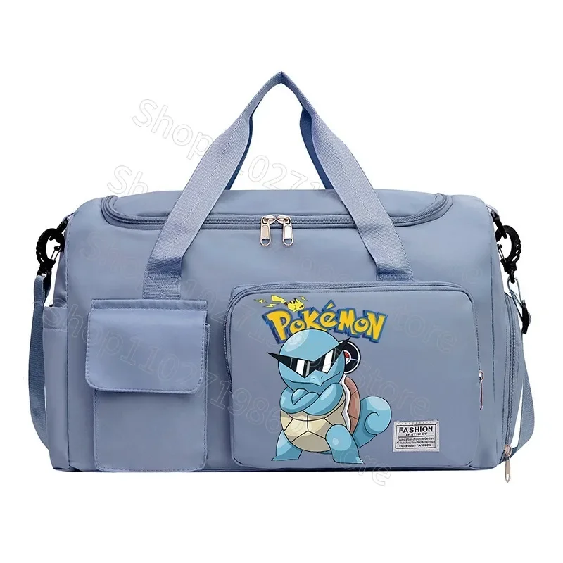 Pokemon Pikachu Travel Bag Carry on Luggage Cute Cartoon Anime Graphic Print Handbags Portable Large Capacity Handbag Party Gift