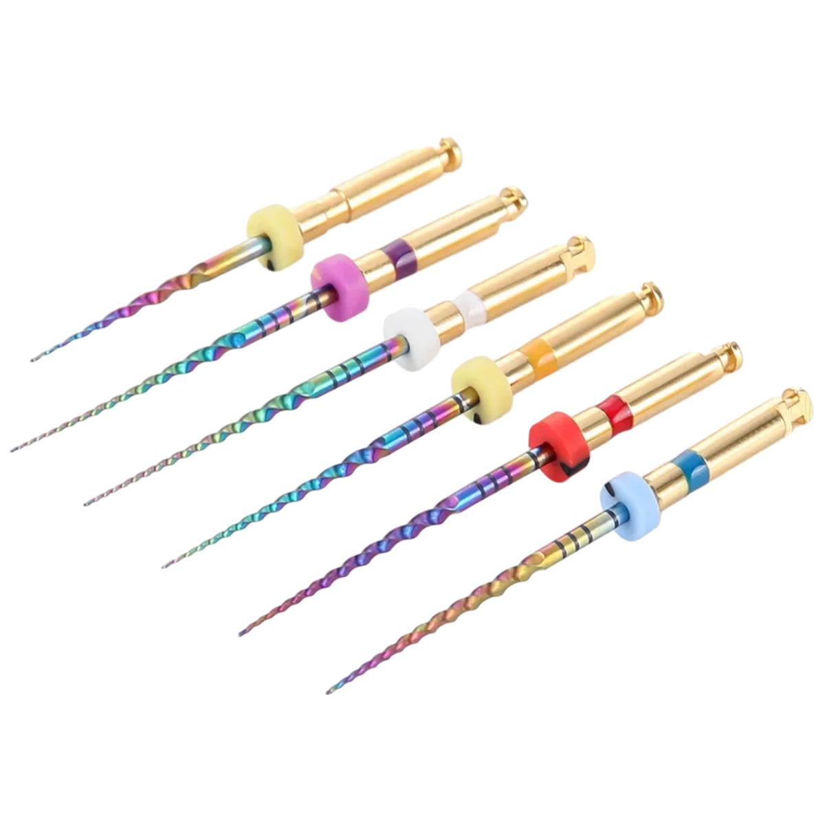 

Стоматологические эндофайлы Dental Pro Gold Taper: гибкие ротационные файлы для лечения корневых каналов, золотые файлы для эндодонтии