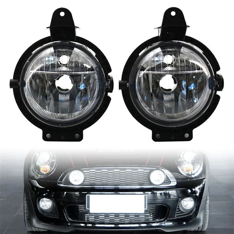 

1Pair Bumper Fog Light Lamps For Mini Cooper R55 R56 R57 R58 R59 R60 R61 63172751295
