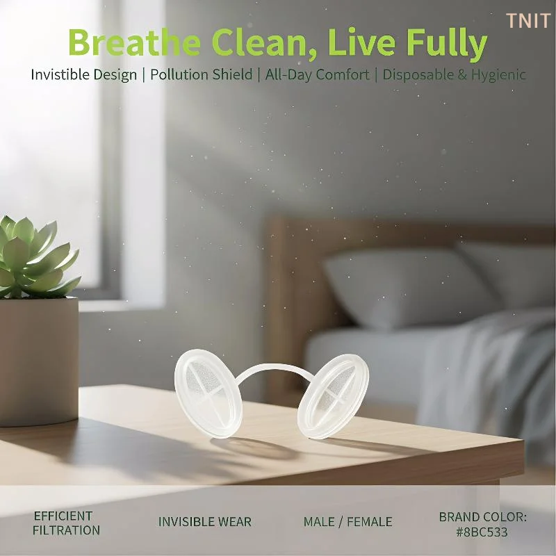 Invisible Disposable Nasal Plugs 4/10 Pcs Multi Size Nasal Filters for Allergy Relief Unobtrusive Breathing Aid for Daily Use