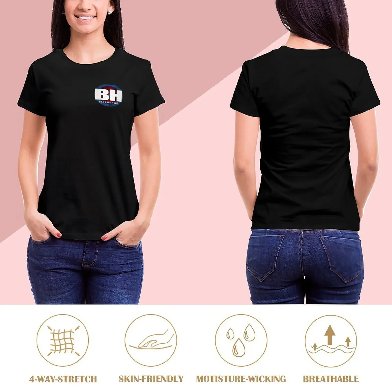 BBC Bargain Hunt T-Shirt Aesthetic clothing hippie clothes Blouse plus size t shirts for Women loose fit