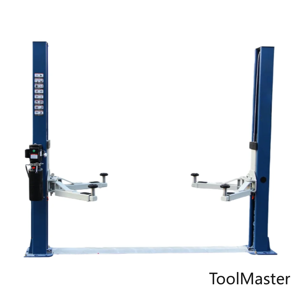 

[Hot Sale]High Quality Double Cylinder Hydraulic Two Post Car Lift Manual Bilateral Unlock Electric/Hydraulic Drive 4 Ton Capaci