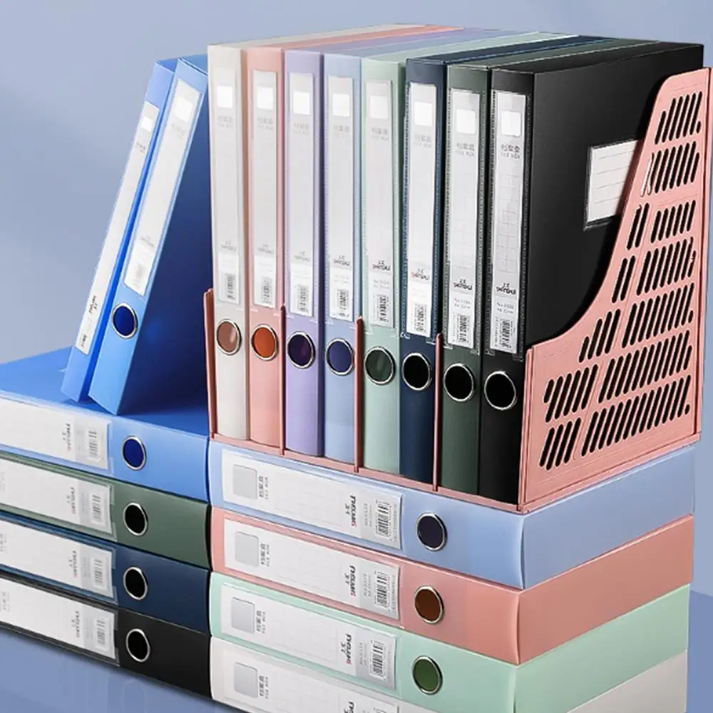 A4/A5 File Folder Test Paper Data Storage Box Student Folder School Office Supplies Stationery Document File Box Desk Organizer