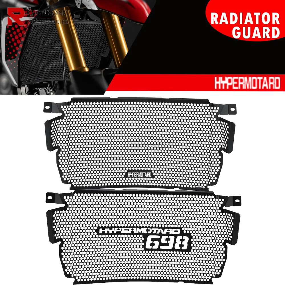 

For Ducati Hypermotard 698 Mono RVE2026 2025 2024 CNC Motorcycle Radiator Cylinder Head Engine Guard Complete Set Accessories