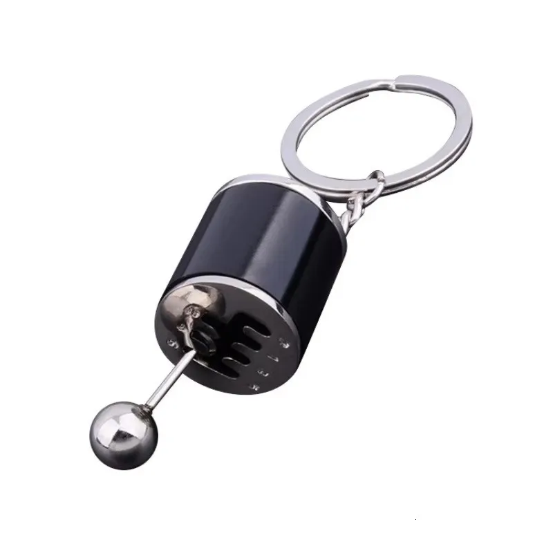 1 Stück Metall-Schlüsselanhänger, kreativer Auto-Schalthebel-Schlüsselanhänger, Sechsgang-Schalthebelknauf, Getriebe-Modell-Schlüssel, Antistress-Spielzeug für Erwachsene, neues Fidget-Spielzeug – Detail 9