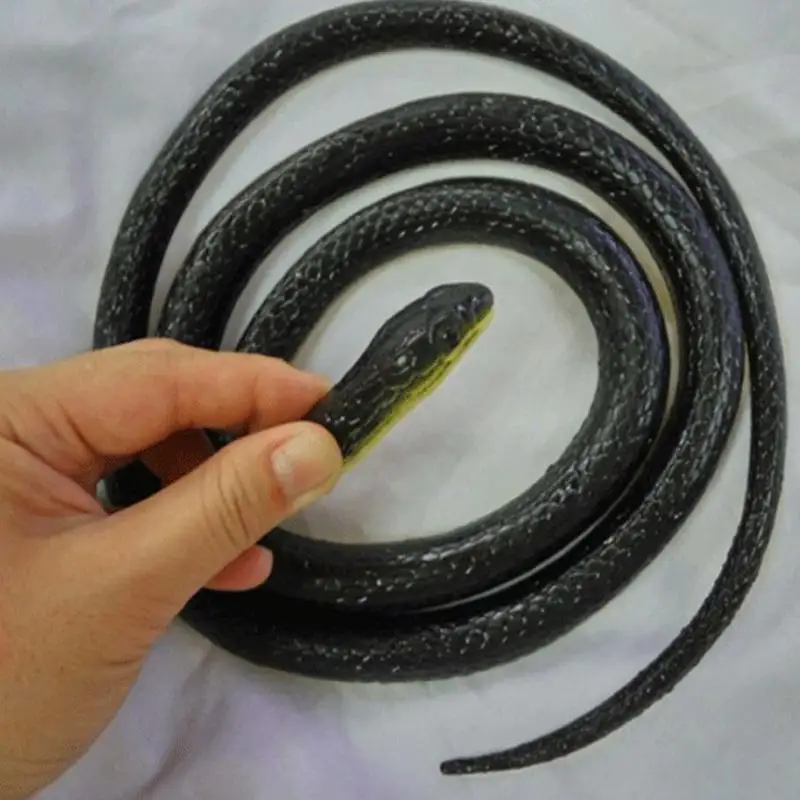 Realistic Rubber Fake Snake Funny Large Snake Prank With String And Clip Model Halloween Tricky And Joke Toys For Adults