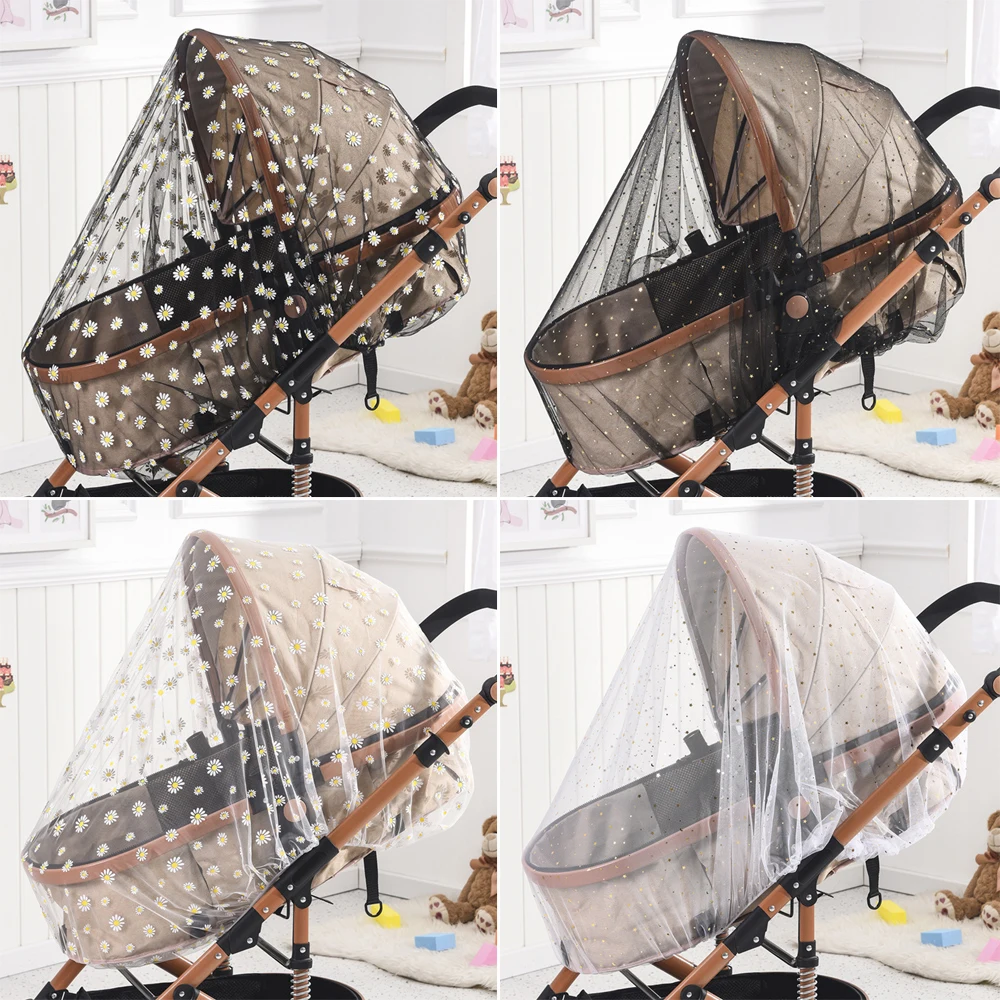 

Mesh Safe​​ Baby Stroller Mosquito Net​​ ​​Breathable​​ ​​Easy To Carry​​ ​​Pushchair Insect Shield Net​​ ​​Lightweight​