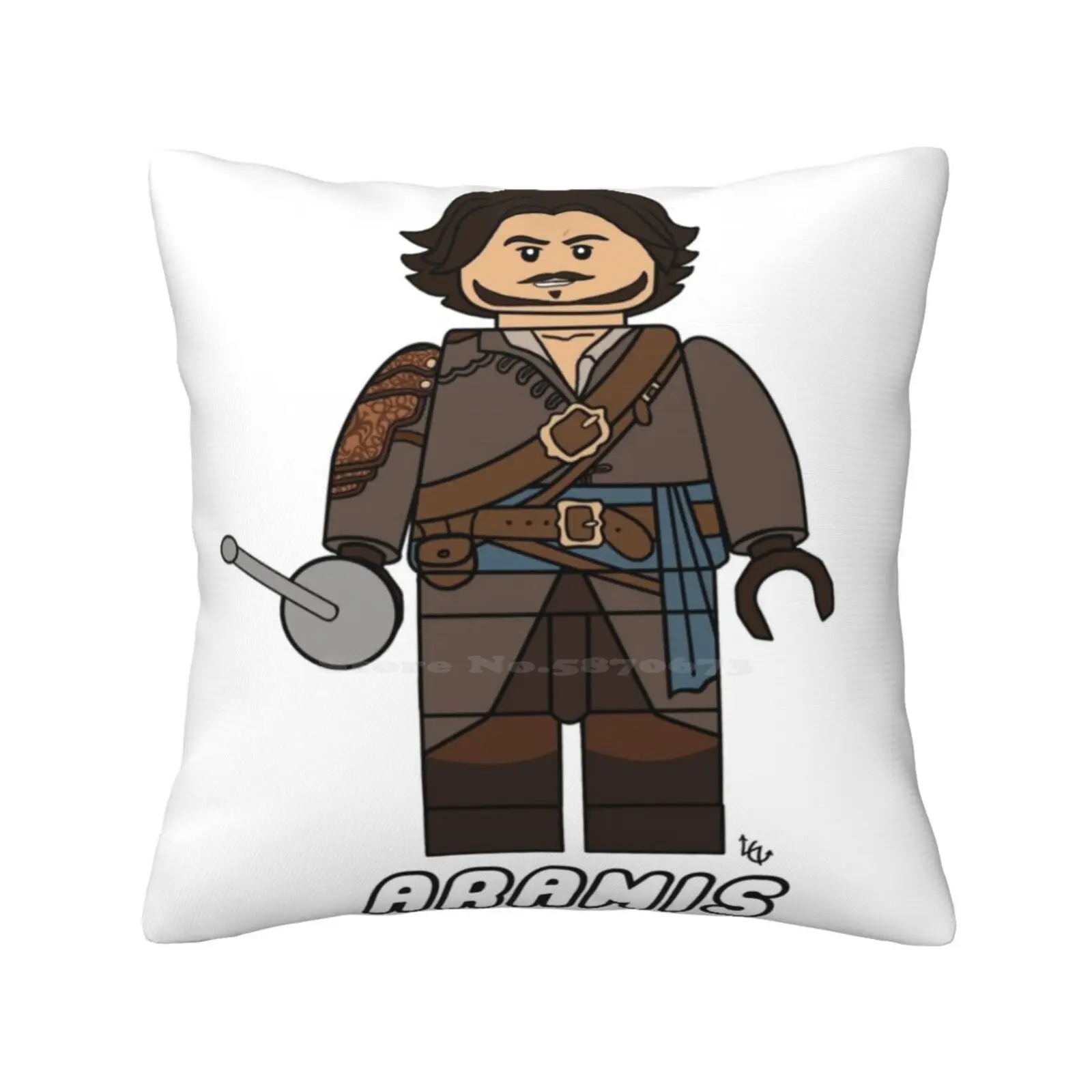 Aramis Fashion Sofa Throw Pillow Cover Pillowcase Aramis Athos The Musketeers Porthos Dartagnan Musketeers The Three Musketeers