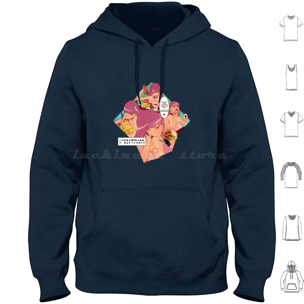 Combo Meal 4 Hoodies Long Sleeve Hentai Manga Doujin Doujinshi Lewd Oppai Waifu Sexy Boobs Venombeasticorn