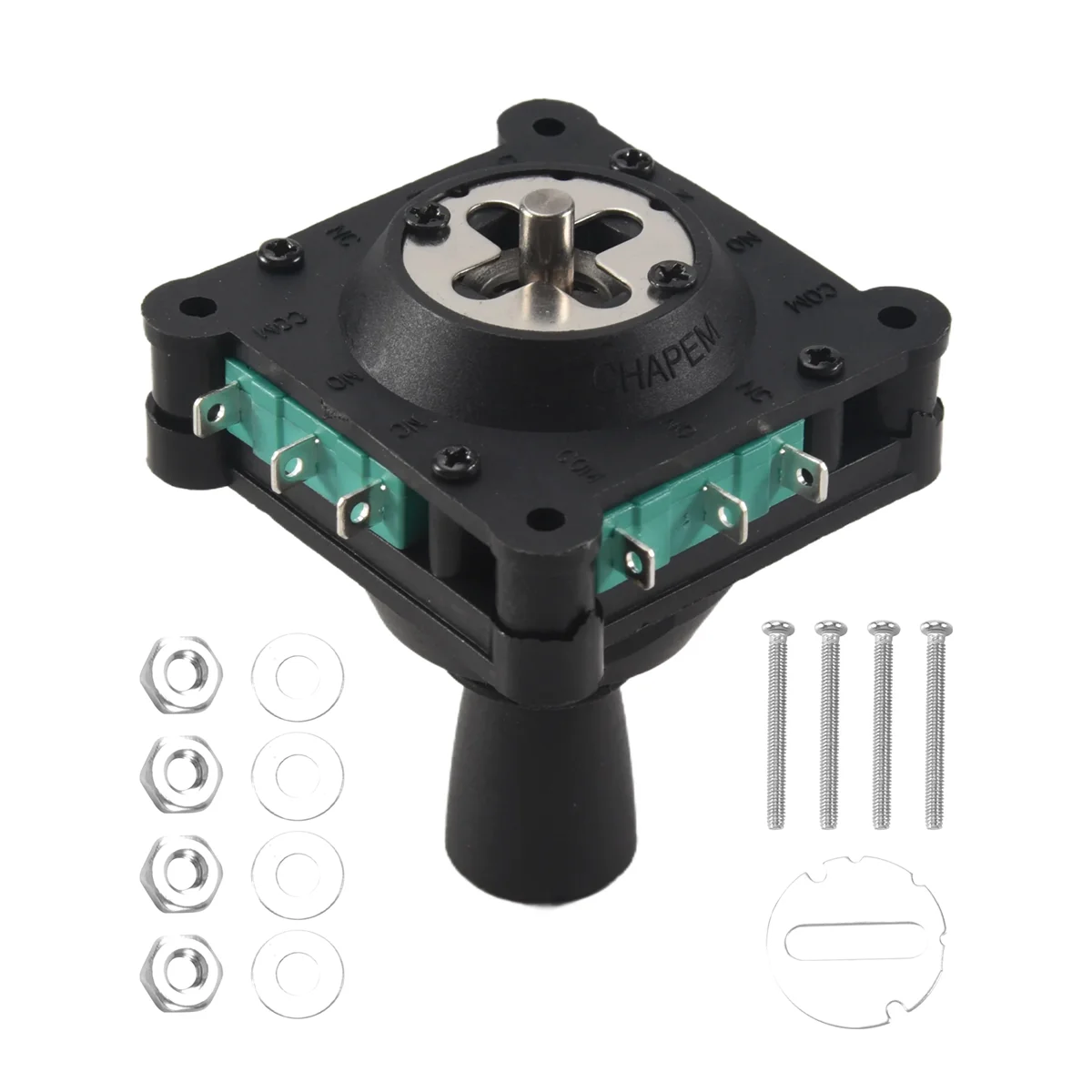 Joystick Switch AC 240V 5A 4NO 4NC Momentary 2.5mm Fixing Thread Joystick Switch image 2